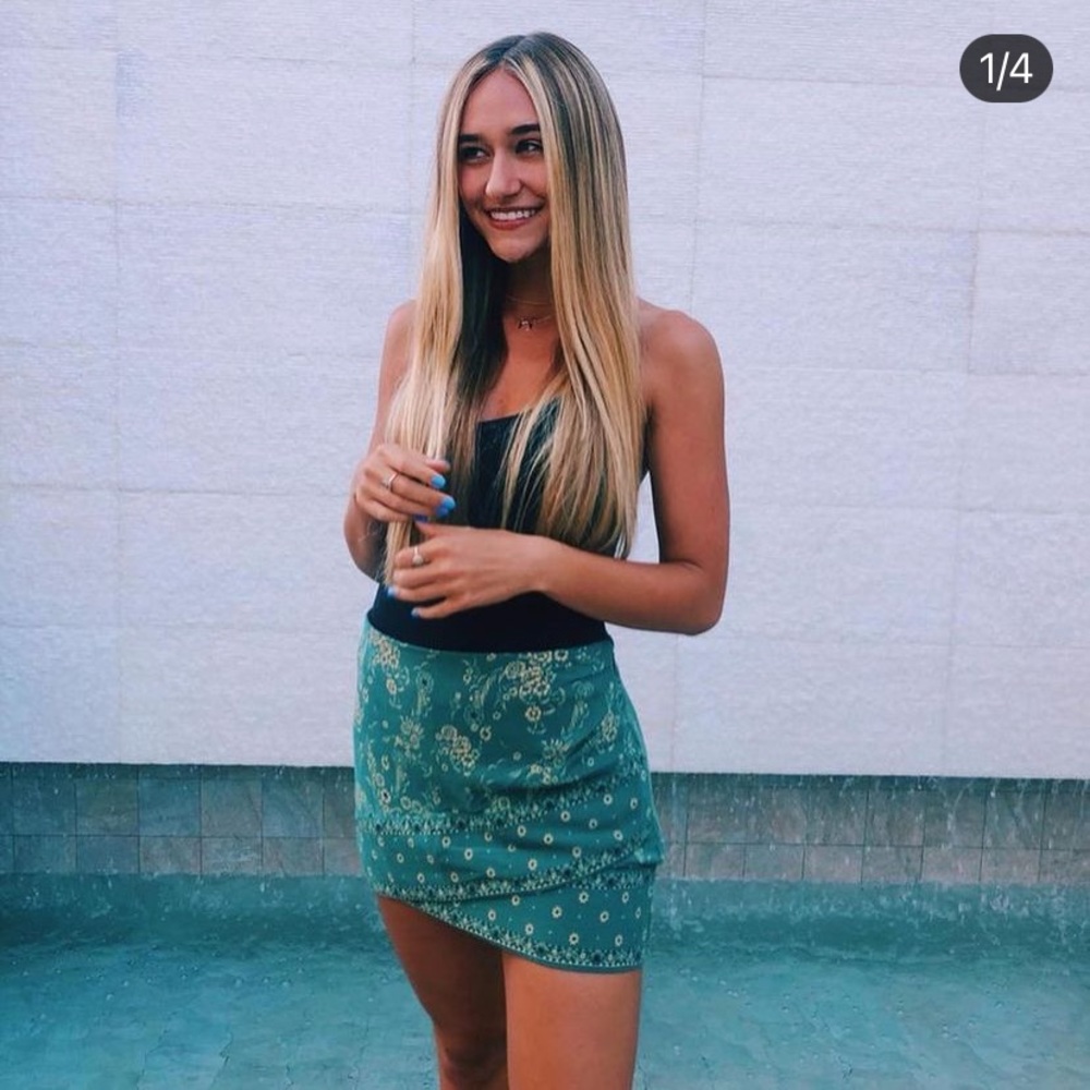 Free people mini skirt